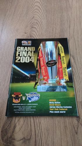 Bradford Bulls v Leeds Rhinos 2004 Grand Final Rugby League Programme