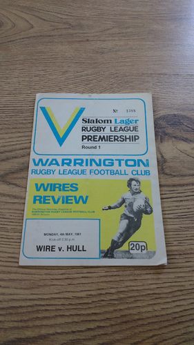 Warrington v Hull May 1981 Premiership Play-Off