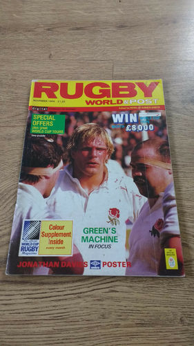'Rugby World & Post' : November 1986