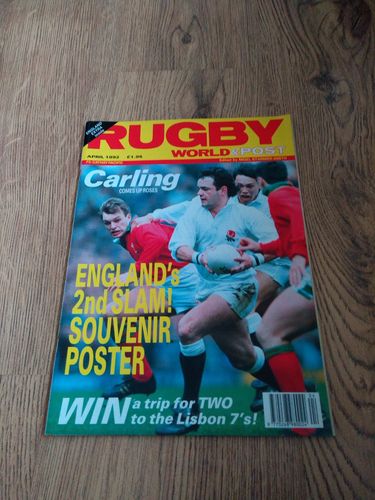 'Rugby World & Post' Magazine : April 1992
