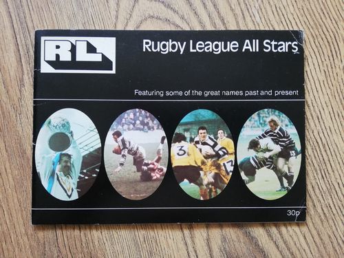 'Rugby League All Stars' 1975 Brochure