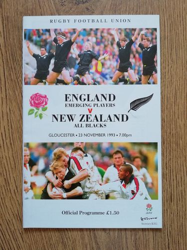 England Emerging v New Zealand 1993