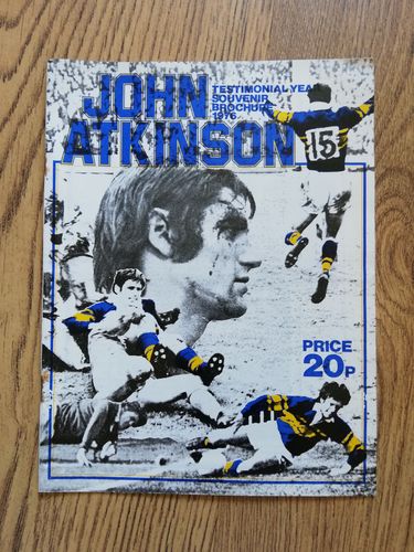 John Atkinson - Leeds 1976 Rugby League Testimonial Brochure