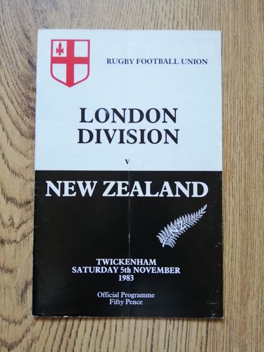 London Division v New Zealand 1983