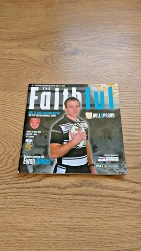 Hull v Hull Kingston Rovers Apr 2009 Rugby League Programme
