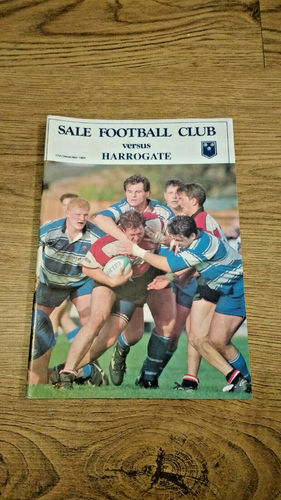 Sale v Harrogate Dec 1994 Rugby Programme