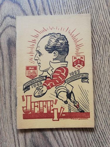 Jeff Bawden - Huddersfield 1953 Testimonial Rugby League Brochure