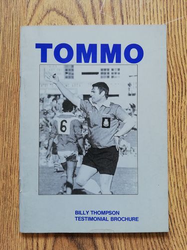 Billy Thompson circa 1987 Rugby League Referee Testimonial Brochure