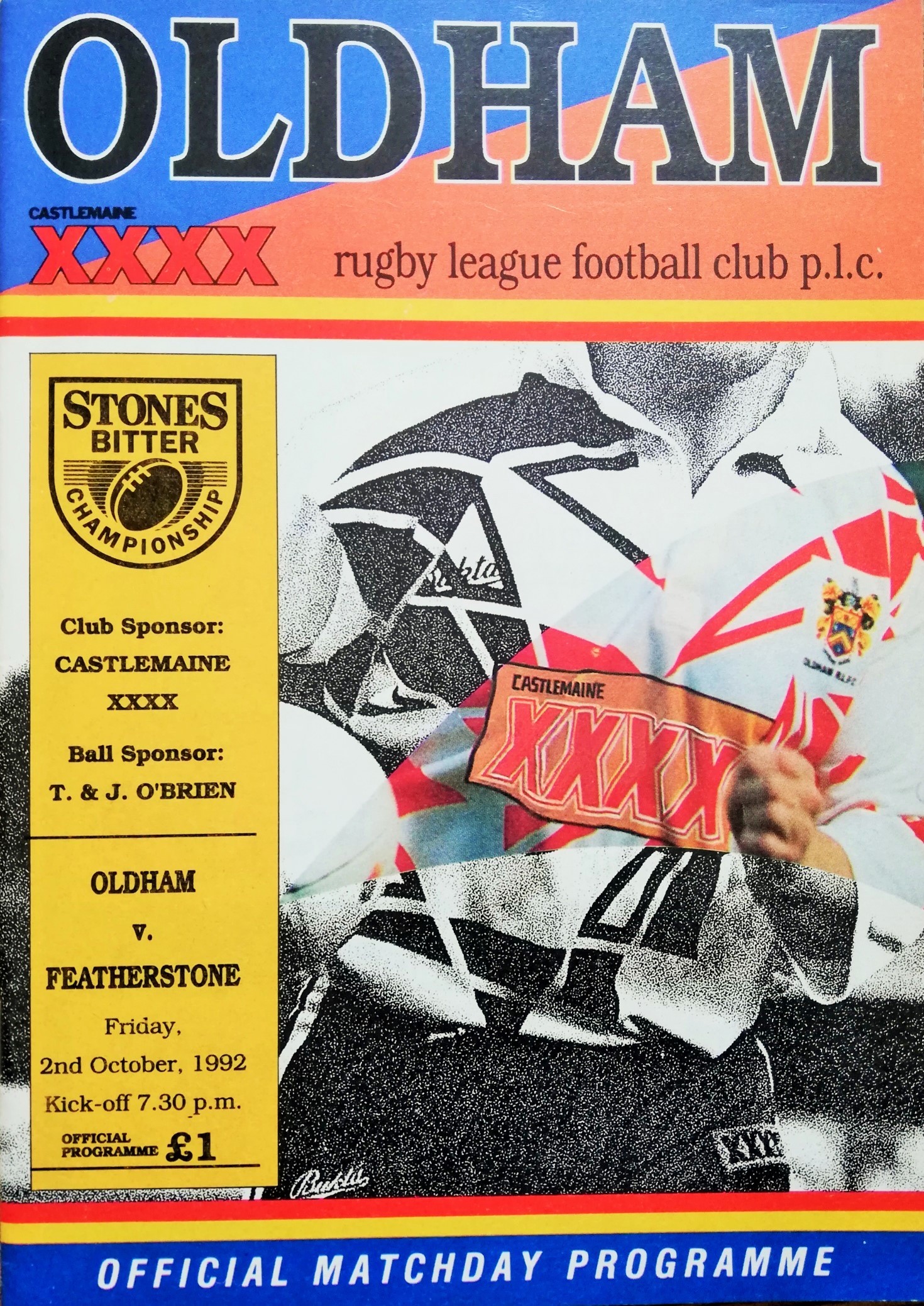 oldham-rugby-league-programmes