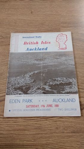 Auckland v British Lions 1959 Rugby Tour Programme