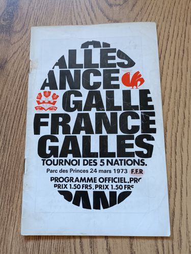 France v Wales 1973