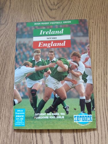 Ireland v England 1993