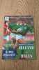 Ireland v Wales 1996 Rugby Programme