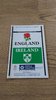England v Ireland 1992 Rugby Programme