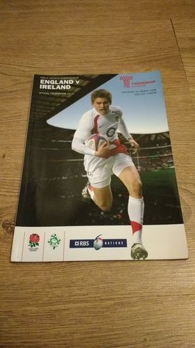 England v Ireland 2008 Rugby Programme