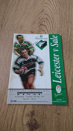 Leicester v Sale 1997 Pilkington Cup Final Rugby Programme