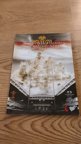 Wales v New Zealand 2005 Rugby Programme