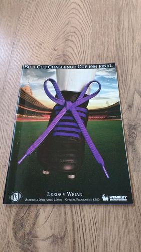 Leeds v Wigan 1994 Challenge Cup Final Rugby League Programme