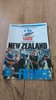 New Zealand v France 1989 1st Test Rugby Programme