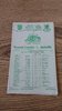 Western Counties v Australia 1957 Rugby Programme