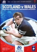 Scotland Rugby Programmes - International
