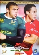 South Africa Rugby Programmes - International