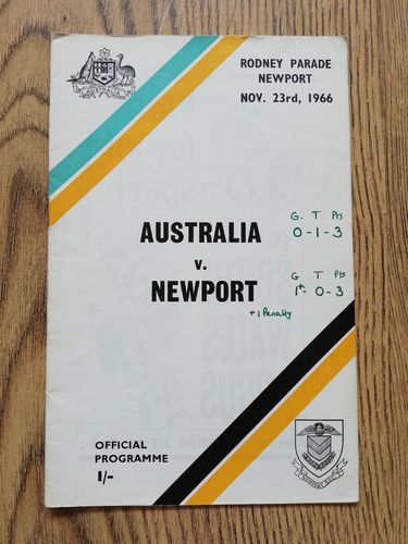 Newport v Australia 1966