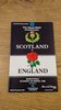 Scotland v England 1988 Rugby Programme