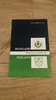 Scotland v Ireland 1963 Rugby Programme