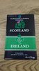 Scotland v Ireland 1991 Rugby Programme