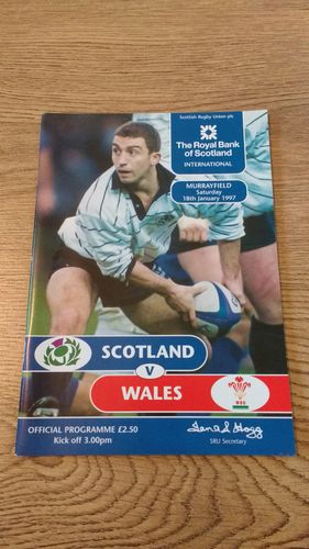 Scotland v Wales 1997 Rugby Programme