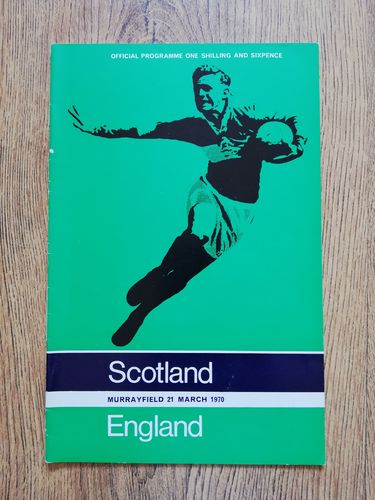 Scotland v England 1970 Rugby Programme