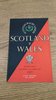 Scotland v Wales 1957 Rugby Programme