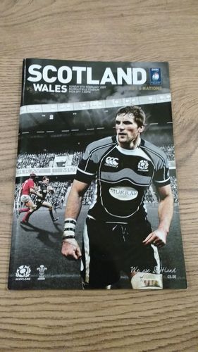 Scotland v Wales 2009 Rugby Programme