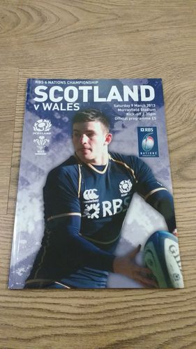 Scotland v Wales 2013 Rugby Programme