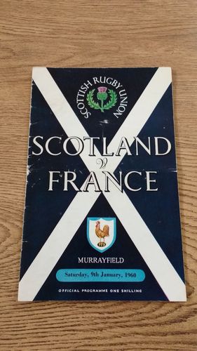 Scotland v France 1960 Signed Rugby Programme