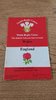 Wales v England 1983 Rugby Programme