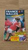 France v Wales 1993 Rugby Programme
