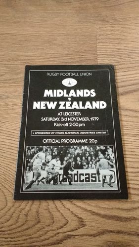 Midlands v New Zealand 1979 Rugby Programme