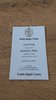 Wales v Barbarians 1990 Rugby Dinner Menu & Guest List
