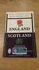 England v Scotland 1991 Rugby Programme