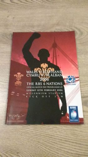 Wales v Scotland 2006 Rugby Programme