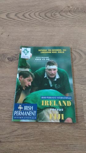 Ireland v Fiji 1995 Rugby Programme