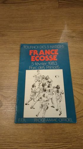 France v Scotland 1983 Rugby Programme