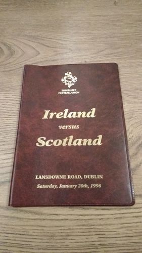 Ireland v Scotland 1996 Presentation Rugby Programme