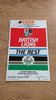 British Lions v The Rest 1986 Rugby Programme