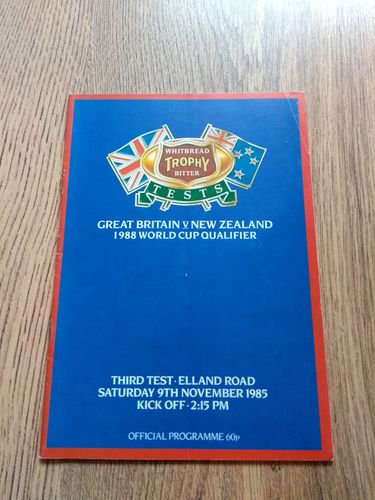 Great Britain v New Zealand 1985 3rd Test