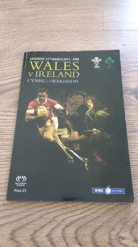 Wales v Ireland 2011 Rugby Programme