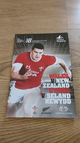 Wales v New Zealand 2008 Rugby Programme