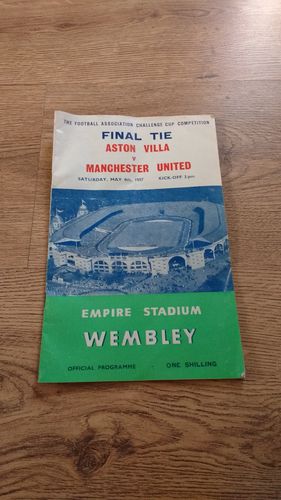 Aston Villa v Manchester United 1957 FA Cup Final Football Programme